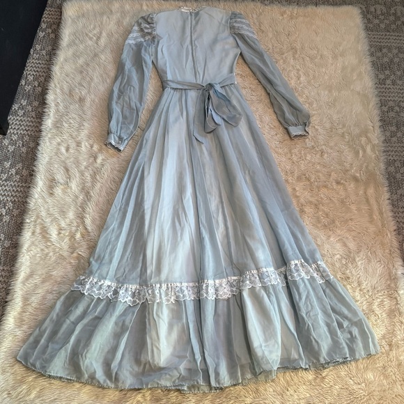 Gunne Sax Cottagecore Prairie Dress - Size Junior 3 - Picture 3 of 10